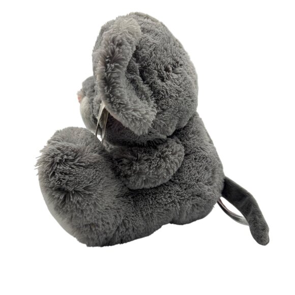 Aurora Taddle Toes Scurry Mouse Plush Stuffed Animal Toy 10" Gray & Pink Polyest - Picture 6 of 8